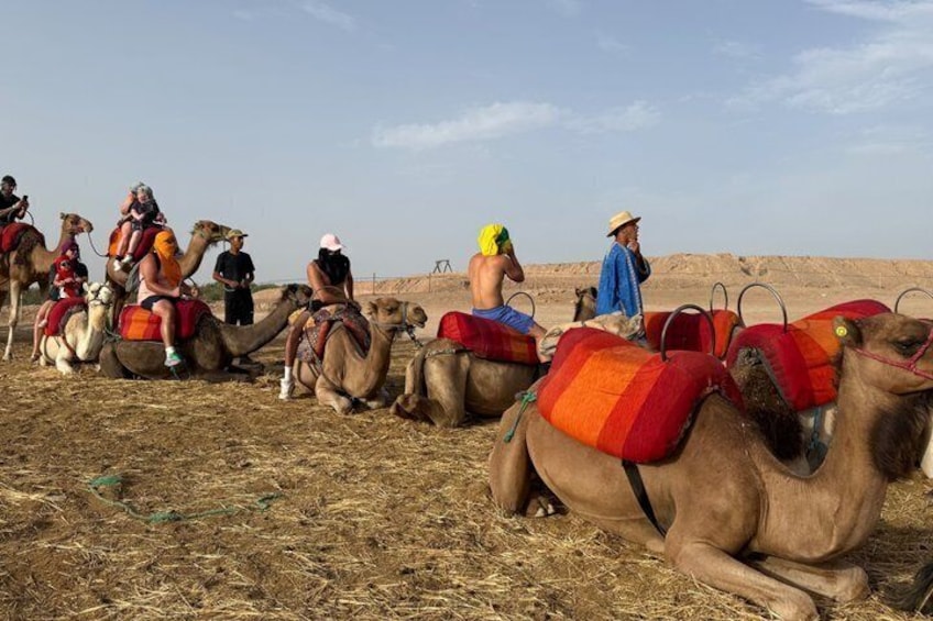 Best of Agafay: Quad,sunset Camel Ride, Dinner & fire show 2