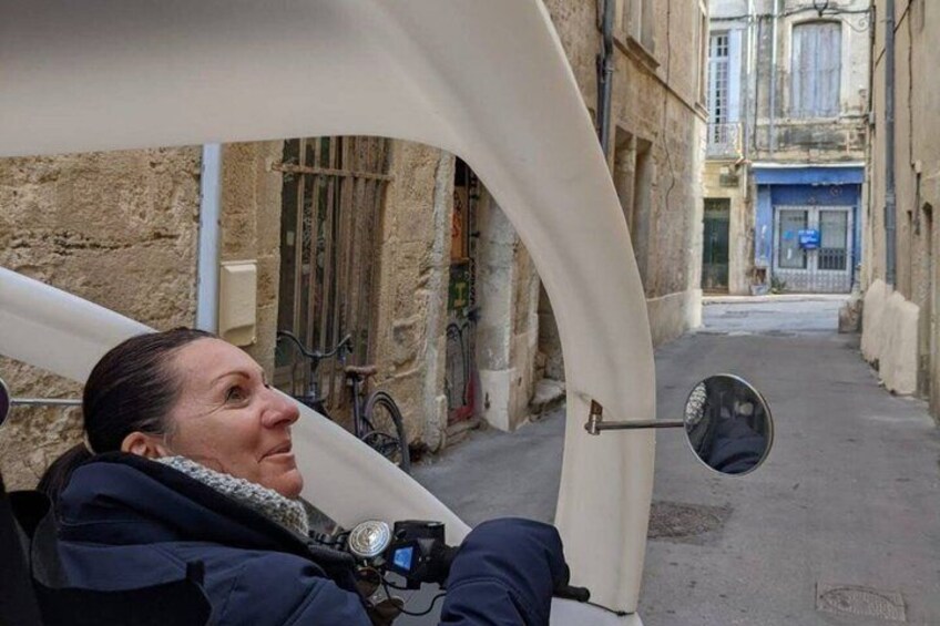 Montpellier guided tour by bike taxi 4