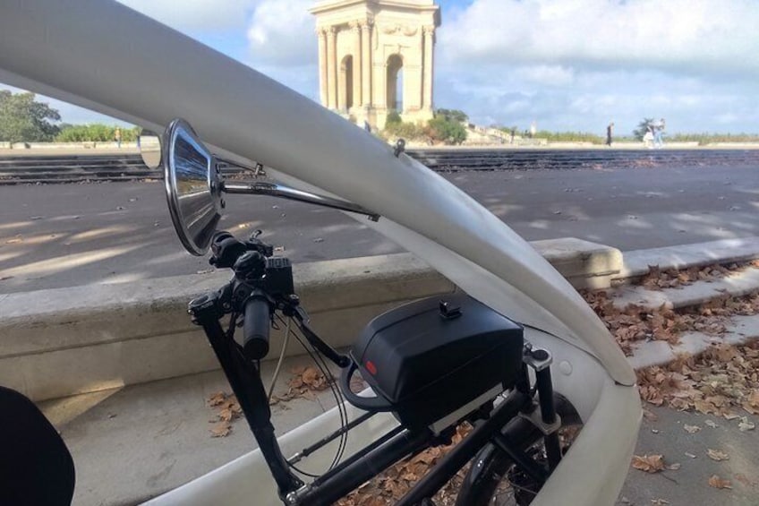 Discover Montpellier effortlessly: by bike taxi (private tour) 4