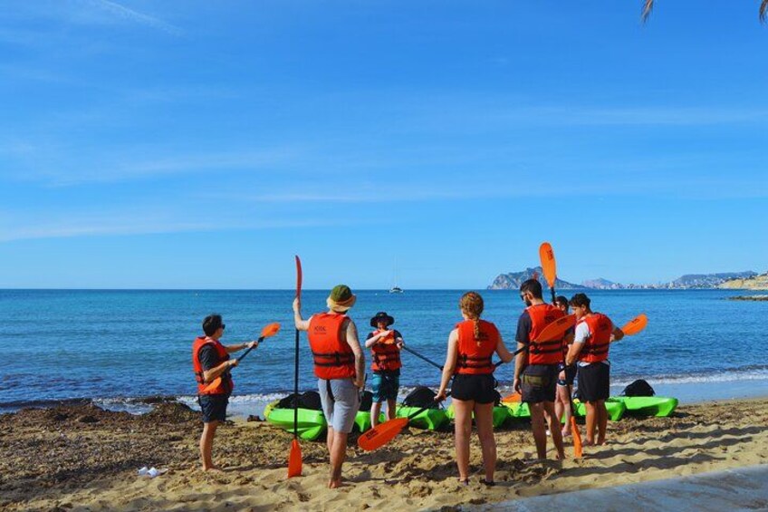 Route in Kayak Moraira 3