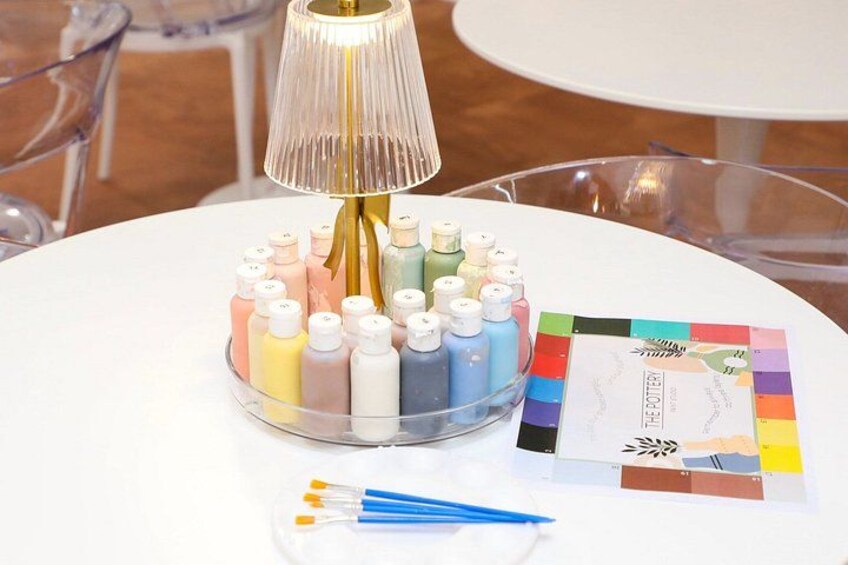 Pottery painting class in Manchester 2