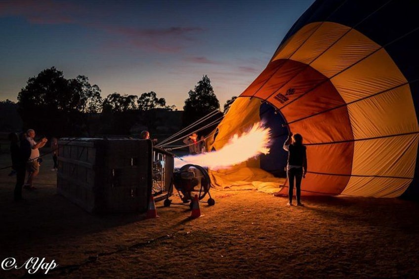 Hot Air Balloon Flight over the Yarra Valley Plus Free Photos 3