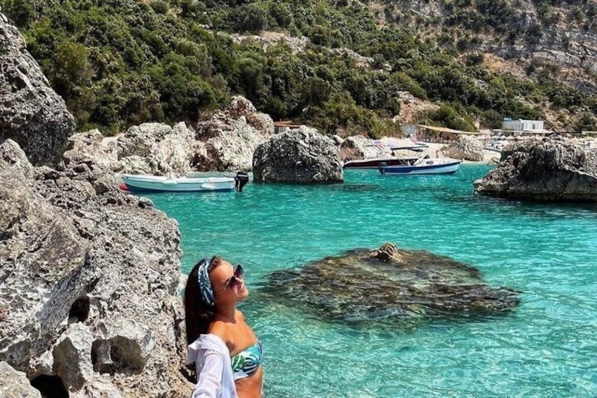 Saranda Boat Trip to Hidden Bays and Kroreza with snorkelling 3