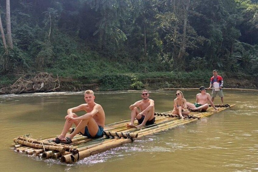 Chiang Mai Elephant Sanctuary, Bamboo Rafting and Waterfall Tour 2