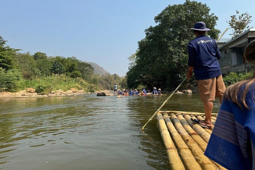 Chiang Mai Elephant Sanctuary, Bamboo Rafting and Waterfall Tour 2