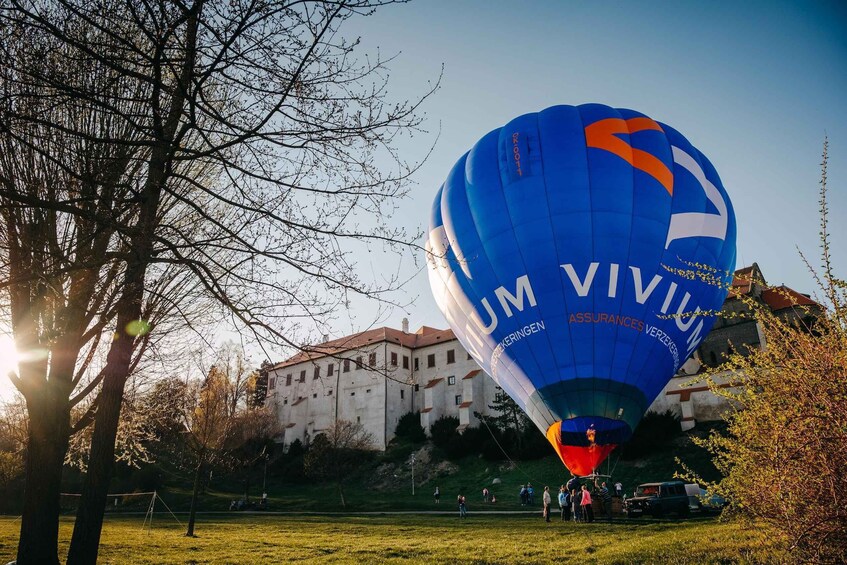 From Prague: Hot Air Balloon Ride with Champagne and Snacks 1