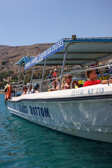 Picture 7 for Activity Lindos: 1.5 Hour Glass-Bottom Boat Cruise with Swim Stops 4