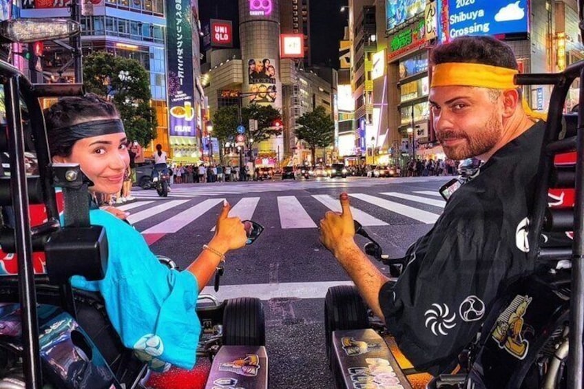 Shibuya Go-Kart City Tour (60 Minutes) | Most Popular Experience 2