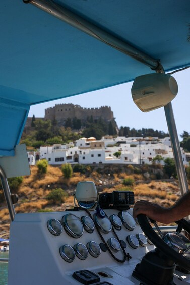 Picture 6 for Activity Lindos: Glass Bottom Boat Tour with Snorkeling 3