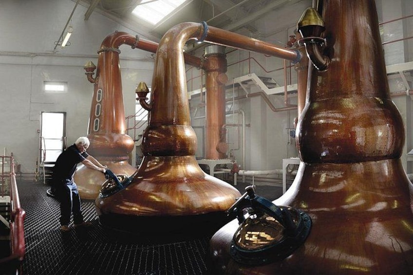 You'll see each stage of whisky production on a guided tour through a working traditional distillery. 4