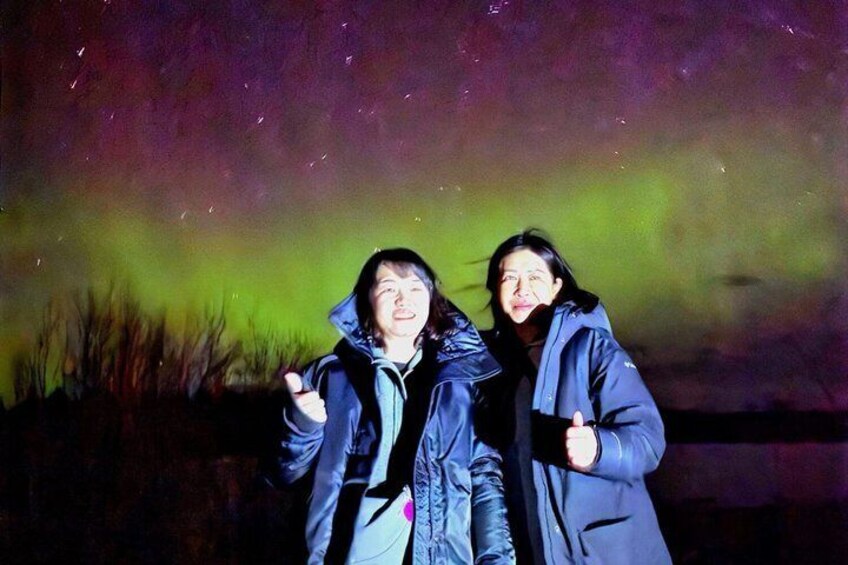 Northern Lights Auroras from Kemi-Tornio with Pickup 4