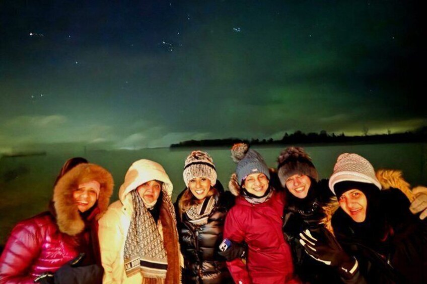Northern Lights Auroras from Kemi-Tornio with Pickup 1