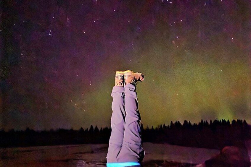 Northern Lights Auroras from Kemi-Tornio with Pickup 5
