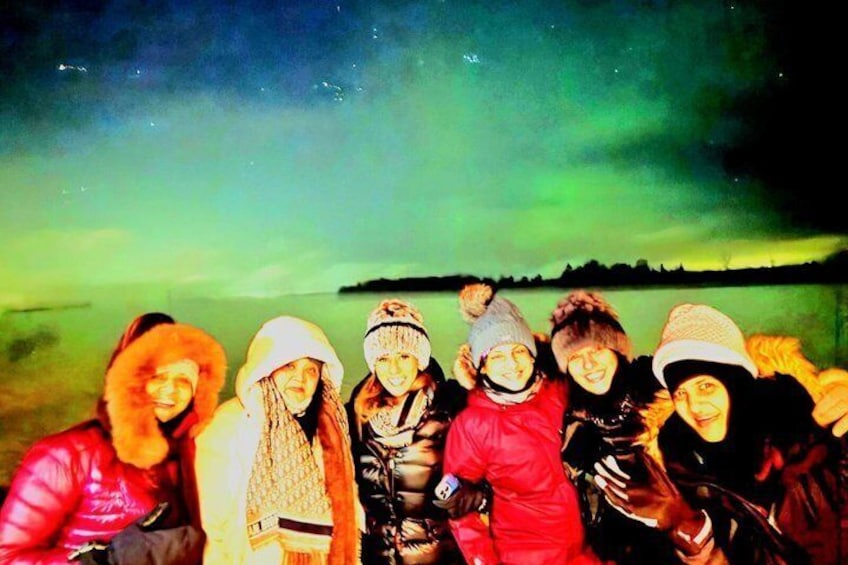 Northern Lights Auroras from Kemi-Tornio with Pickup 2