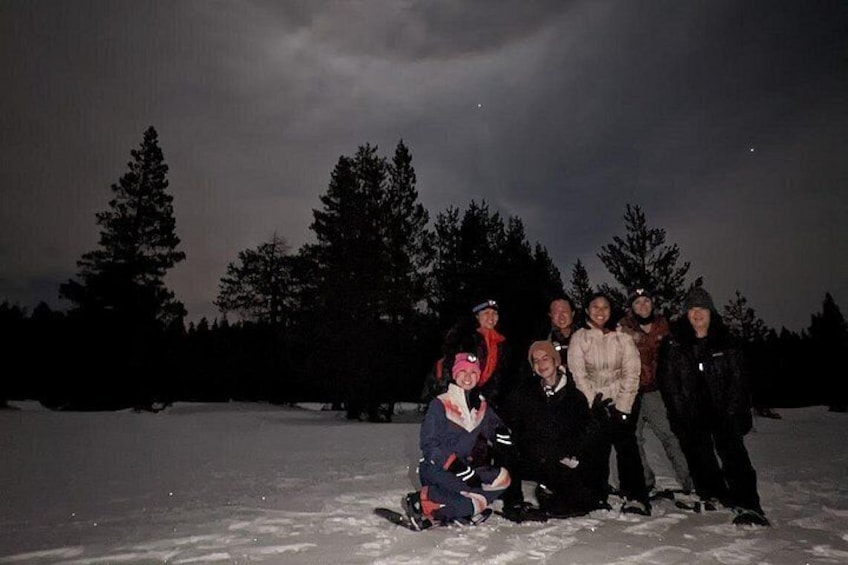 Night time snowshoeing adventure! 4