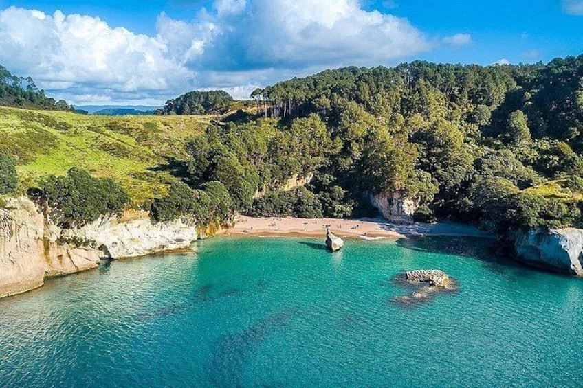 Cathedral Cove & Hot Water Beach with Lunch from Auckland 3