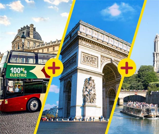 Big Bus Paris Hop-On Hop-Off Bus Tour & Arc de Triomphe 3