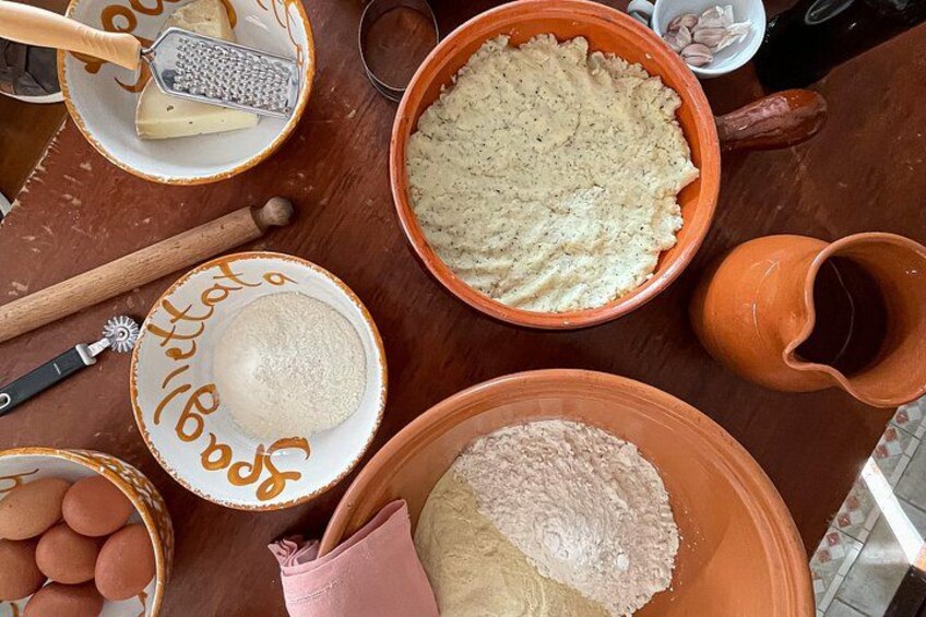 Traditional Sardinian fresh pasta workshop 4