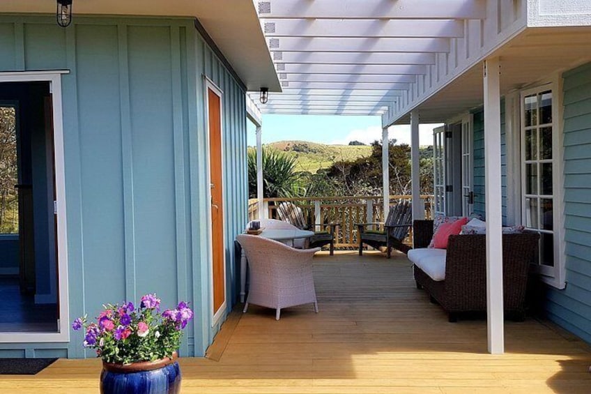 Sunny back terrace 5
