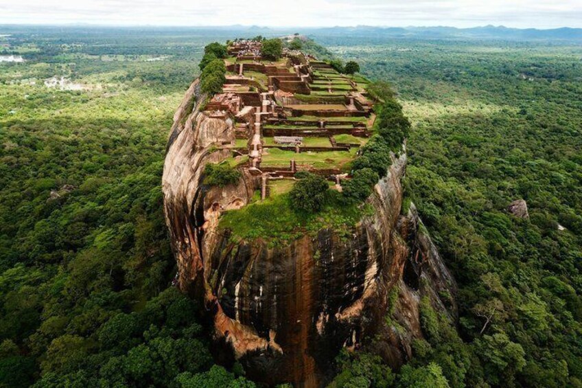 Ancient rock fortress with stunning panoramic jungle views 2