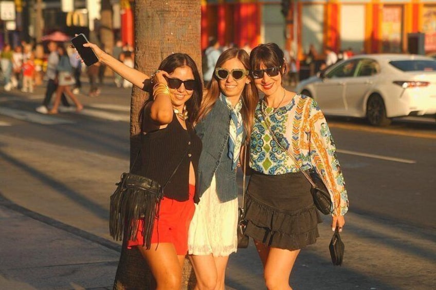 Hollywood Boulevard group portrait – friends in Los Angeles. 4