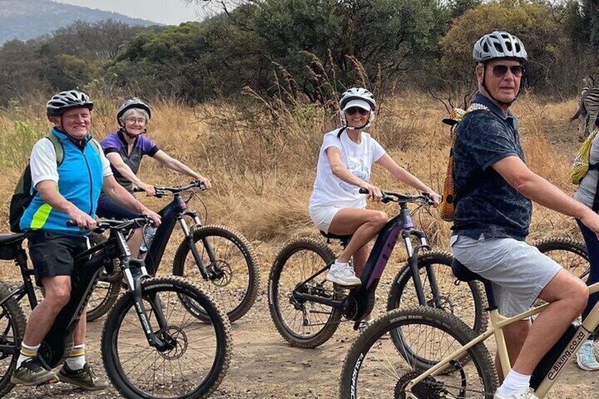 Half Day E-Biking with Wildlife Watching in Pretoria