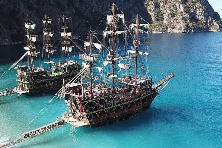 Pirate Themed Boat Trip from Oludeniz with Lunch and Swim Stops 1