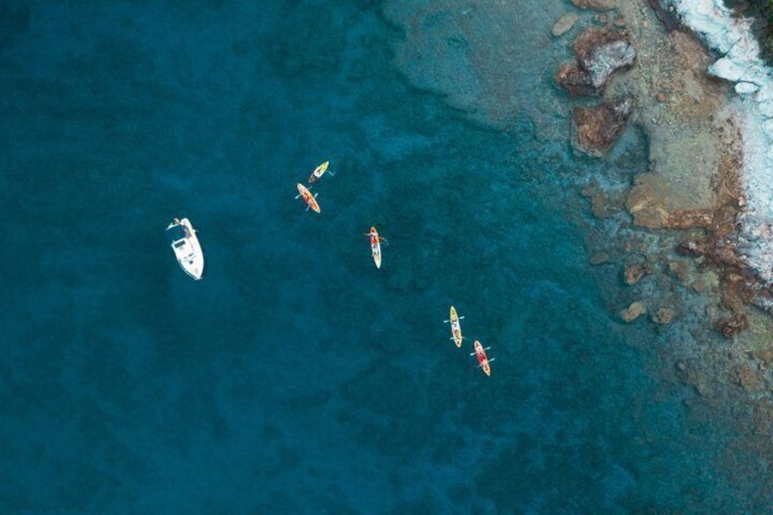 Pula: Hidden Coast Kayak Adventure with snorkeling & Cliff Jumps 2