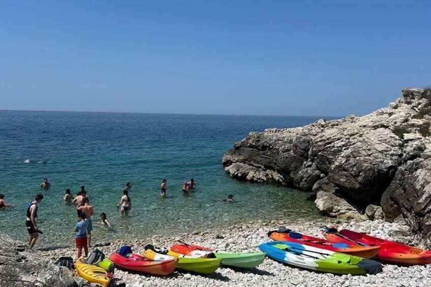 Pula: Kayak & Hiking Adventure to a Coastal Fort 5