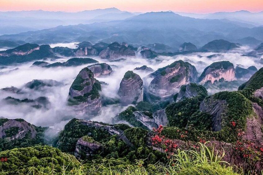 1-Day Guilin Danxia Landscape Tour Bajiaozhai Geopark 1