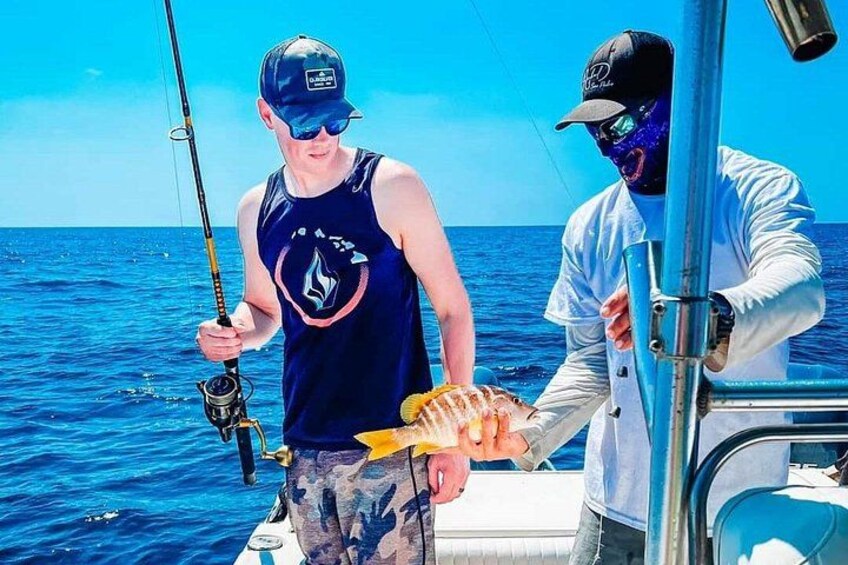 Private San Pedro Fishing Excursion Barrier Reef Offshore Options 1