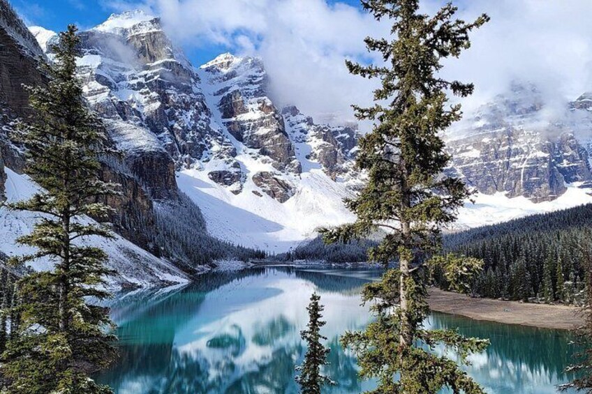 Breathe in the mountain air and soak in the view of the Valley of the Ten Peaks. 4