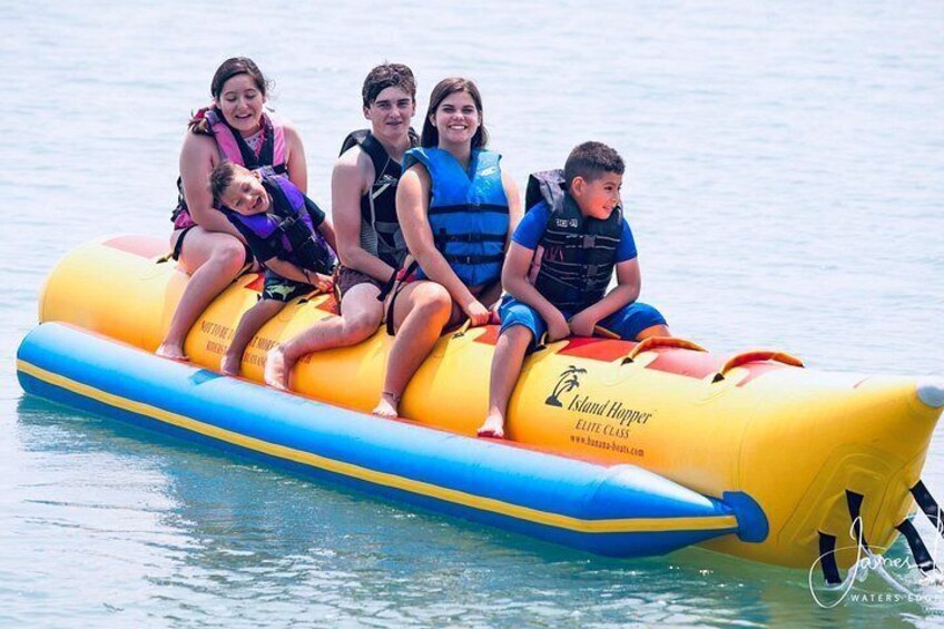 Banana Boat Rides with Sonny’s Beach Service! Family Fun 5