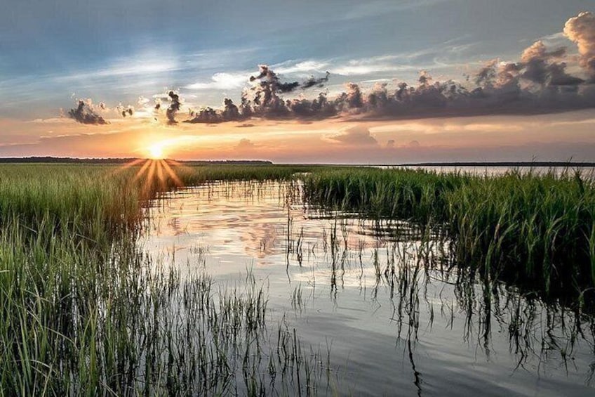 Sunset over the marsh 5