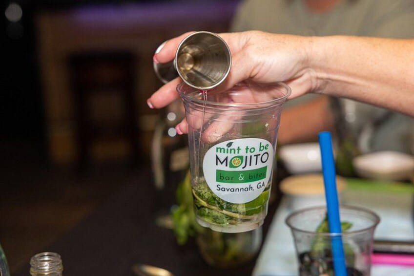 Hands-on Mojito Class with Taco Lunch at Speakeasy 1