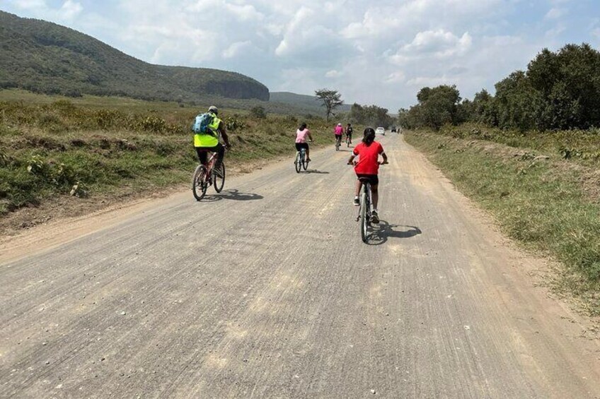 Cycling through hell's gate national park 1