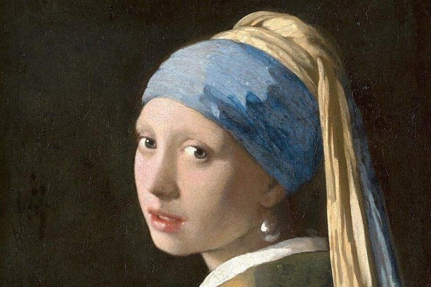 Girl with a Pearl Earring, in Mauritshuis 2
