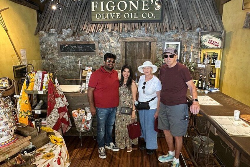 Olive Oil tasting at Figone's 3