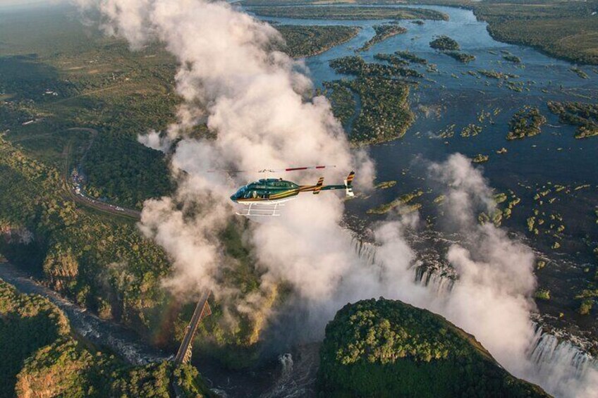 Helicopter Tour over Vic Falls 2