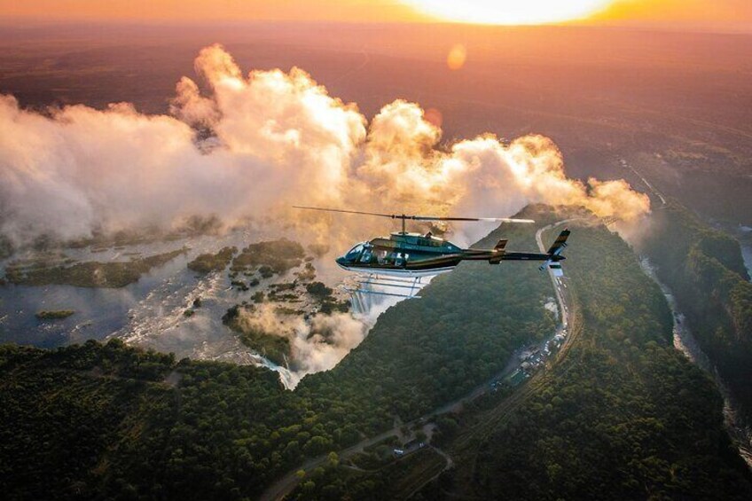 Helicopter Tour over Vic Falls 1
