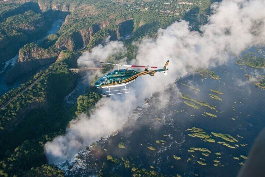 Helicopter Tour over Vic Falls 4