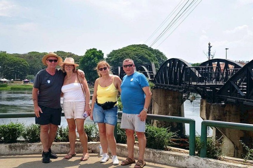 Kanchanaburi River Kwai, Death Railway, Erawan Waterfalls Tour 4