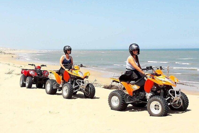 Quad biking on the beach 3