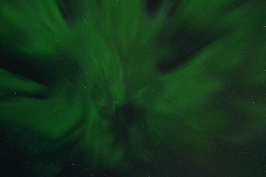 A green aurora borealis. 4