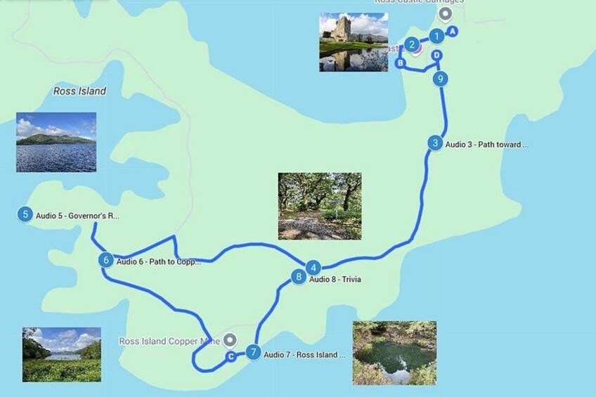 Ross Castle and Copper Mines Self Guided Walking Audio Tour 2