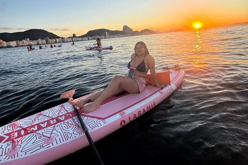 SUP at sunrise in Copacabana, live the river in a new way 4
