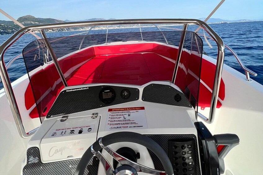 Amalfitan coast boat rent no license or with professional skipper 2