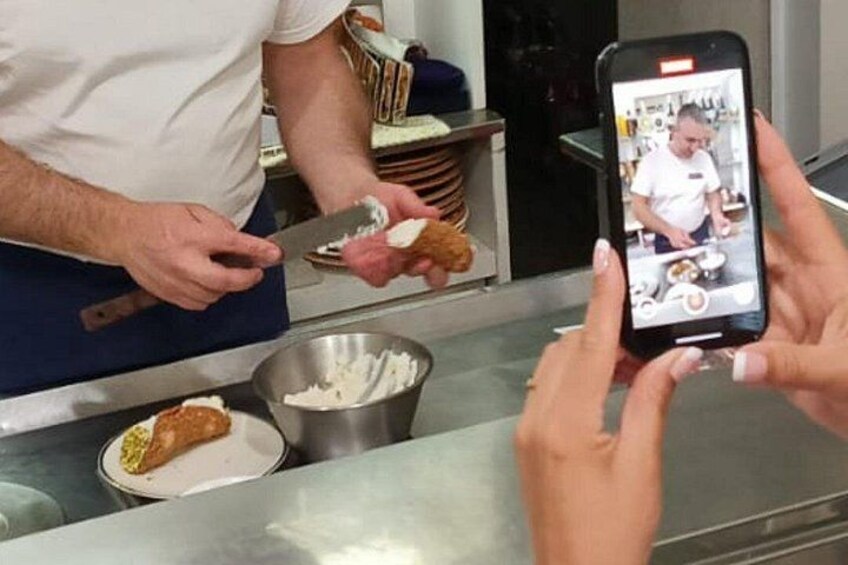 The production of Sicilian cannoli 5