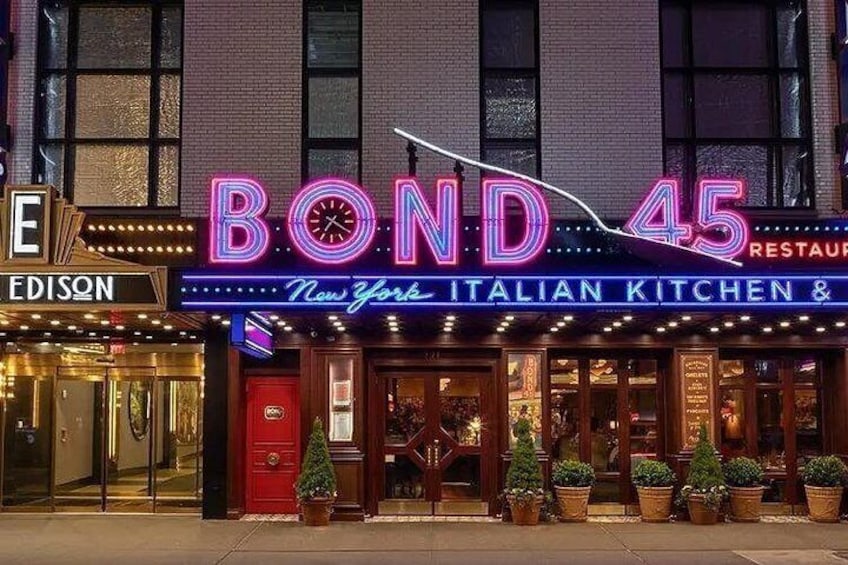 Times Square Comedy Show with Dinner at Bond 45 2