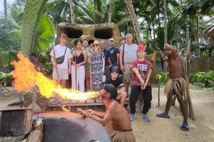 A fiery cultural moment with the Ati Tribe on the Loboc River Cruise!
Sharing this unforgettable experience with our amazing guests made it truly magical. 3